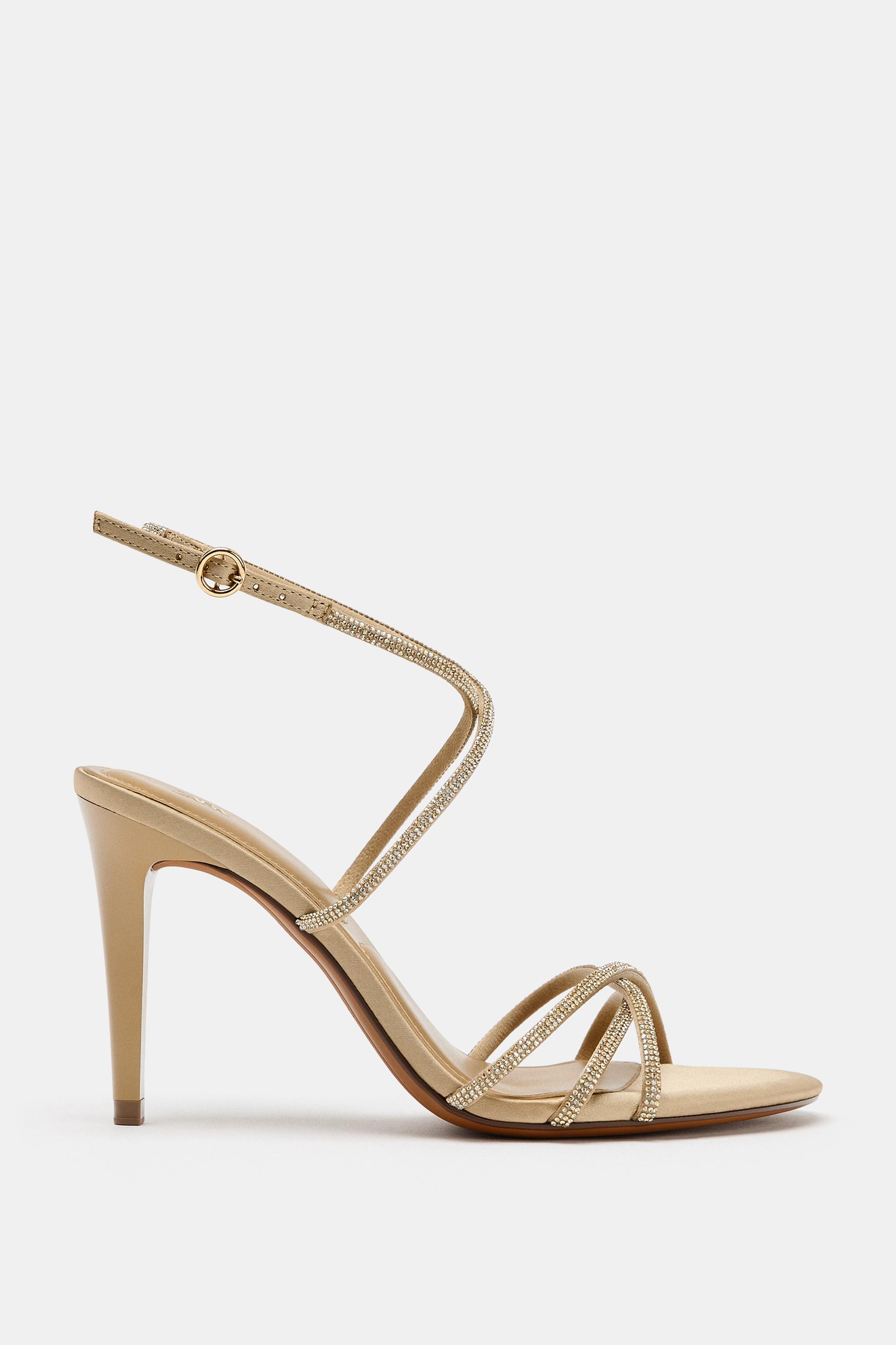 SPARKLY HEELED SANDALS